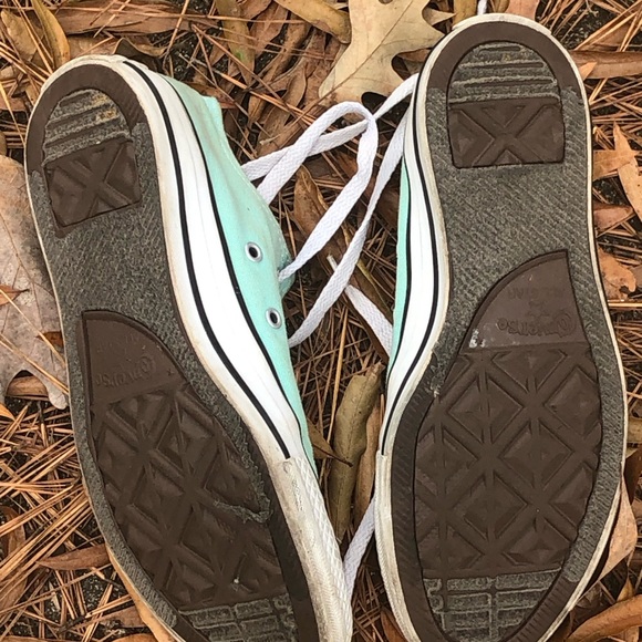Converse Women's Mint Green Sneakers - Picture 3 of 6